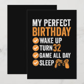 32e beurt 32 Mijn perfecte verjaardag gamen Kaart (Voorkant / Achterkant)