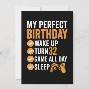 32e beurt 32 Mijn Perfecte Verjaardag Gamen Kaart