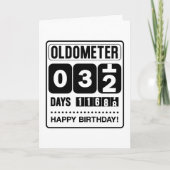 32e Birthday Oldometer Kaart (Voorkant)