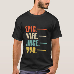 32e bruiloft animatiefilm voor haar epic Wife Sin T-shirt