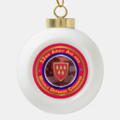 32e Commando Luchtvaart en raketverdediging Keramische Bal Ornament (Voorkant)
