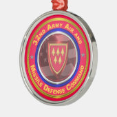 32e Commando Luchtvaart en raketverdediging Metalen Ornament (Links)