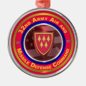 32e Commando Luchtvaart en raketverdediging Metalen Ornament (Voorkant)
