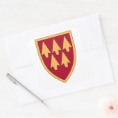 32e Commando Luchtvaart en raketverdediging Vierkante Sticker (Envelop)