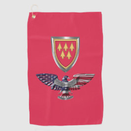 32e Eagle Luchtdefensie Golfhanddoek