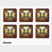 32e graad: Master of the Royal Secret Vierkante Sticker (Vel)