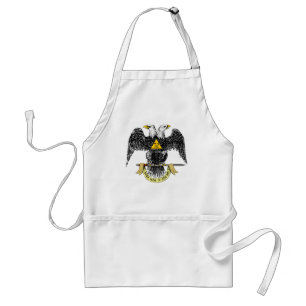 32e graads Scottish Rite Black Eagle Standaard Schort