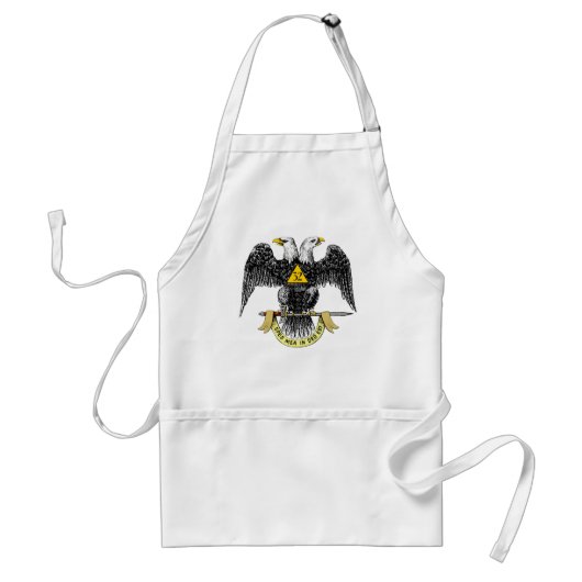 32e graads Scottish Rite Black Eagle Standaard Schort (Voorkant)