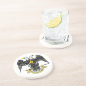 32e graads Scottish Rite Black Eagle Zandsteen Onderzetter (Zijkant)