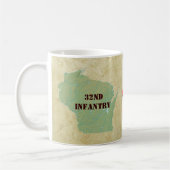 32e Infanteriebrigade Militaire Brigade van de Rod Koffiemok (Links)