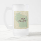 32e Infanteriebrigade Militaire Brigade van de Rod Matglas Bierpul (Links)