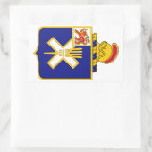 32e infanterieregiment rechthoekige sticker (Tas)