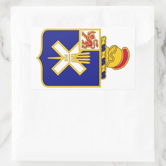 32e infanterieregiment rechthoekige sticker (Tas)