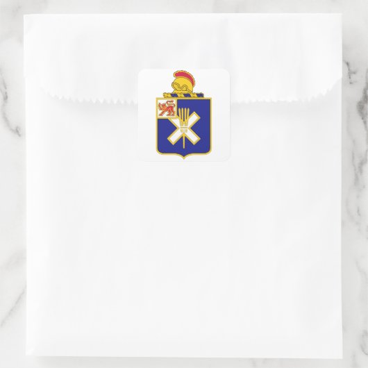 32e infanterieregiment vierkante sticker (Tas)