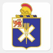 32e infanterieregiment vierkante sticker (Voorkant)