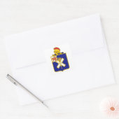 32e infanterieregiment vierkante sticker (Envelop)