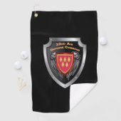 32e luchtverdedigingscommando Gepersonaliseerd sch Golfhanddoek (Insitu)