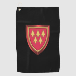 32e luchtweercommando Gepersonaliseerd patch Golfhanddoek
