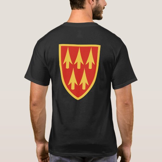 32e militaire luchtverdedigingscommando t-shirt (Achterkant)
