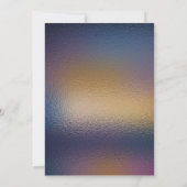 32e paarse en gouden verjaardag kaart (Achterkant)