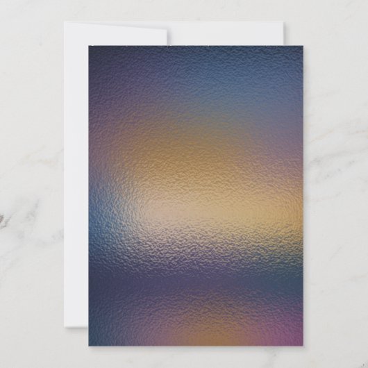 32e paarse en gouden verjaardag kaart (Achterkant)