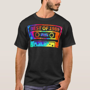 32e verjaardag 32 jaar oude tie Dye Best 1989 kass T-shirt