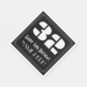 32e Verjaardag: Art Deco Geïnspireerde Uiterlijk " Servet (Hoek)