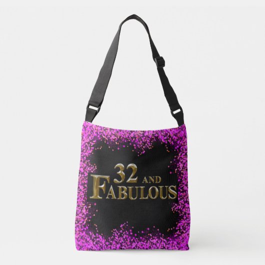 32e verjaardag crossbody tas (Voorkant)