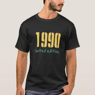 32e Verjaardag Dames Mannen 32 Jaar 1990 2 T-shirt