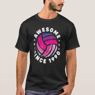 32e verjaardag Geweldige sinds 1990 32 jaar oud Vo T-shirt