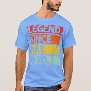 32e verjaardag Gifts legend sinds mei 1990 32 jaar T-shirt