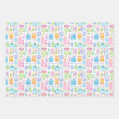 32e verjaardag Pastel Roze Cadeaus Ballons Inpakpapier Vel (Voorkant 2)