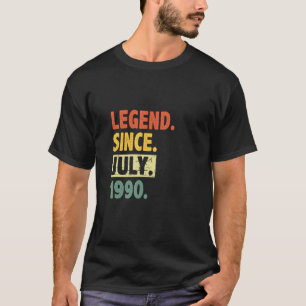 32e verjaardag Retro 32 jaar oude leggende sinds j T-shirt