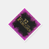 32e verjaardag servet (Hoek)