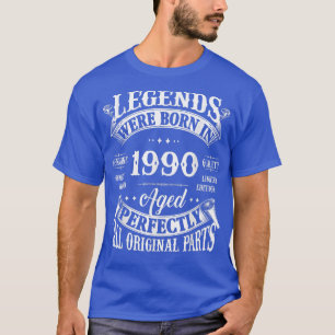 32e verjaardag T-shirt  legenden geboren in 1990 3
