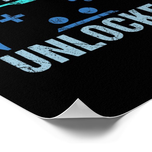 32e Verjaardagscadeau 32 Jaar Oud Jongen Meisje G Poster (Hoek)