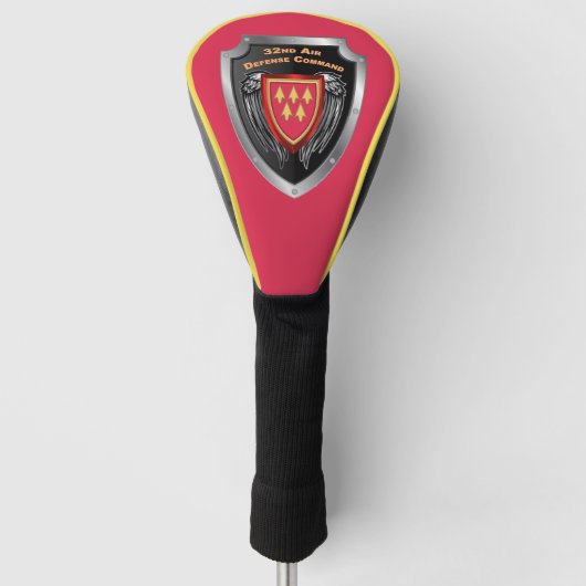 32nd Air Defense Command Schild Golfheadcover (Voorkant)