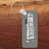 32S Model Avion Travel Trailer Key Fob Sleutelhanger (Voorkant)