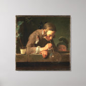 32x32 Bubble Boy Painting Canvas Afdruk (Voorkant)