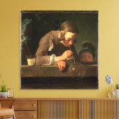 32x32 Bubble Boy Painting Canvas Afdruk (Insitu (Woonkamer))