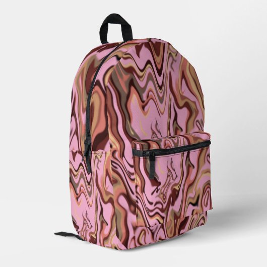 32z bedrukte rugzak (Achterkant Hoek Links)