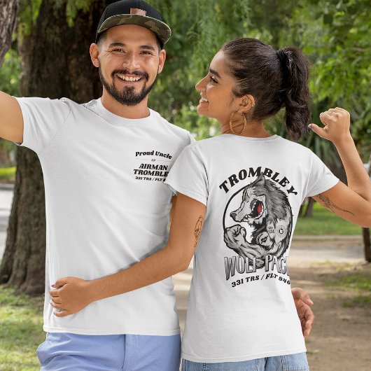 331 Wolf Pack Luchtmacht BMT Afstuderen LICHT Kleu T-shirt