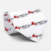 332e vuursteentje - Rode zeilen - Tuskegee Airmen Stropdas (Opgerold)