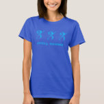 333 (ANGEL NUMBER) Synchronicity, Blue - T-shirt<br><div class="desc">Synthetisch,  blauw - T-shirt voor vrouwen...  

#Number333#333</div>