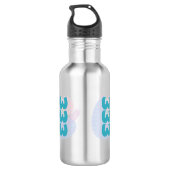 333 Engel begeleiding bevestiging manifestatie Waterfles (Achterkant)