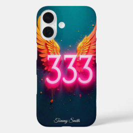 333 Engel Nummer Manifestatie – Positieve Energie iPhone 16 Hoesje