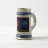 333 - HET ANGEL NUMMER (Nebulas), 18oz Stein Bierpul (Voorkant rechts)