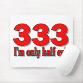 333 mousepad muismat (Met muis)