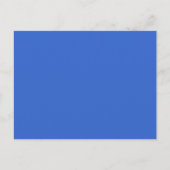 3366CC Solid Blue Background Color Sjabloon Briefkaart (Voorkant)