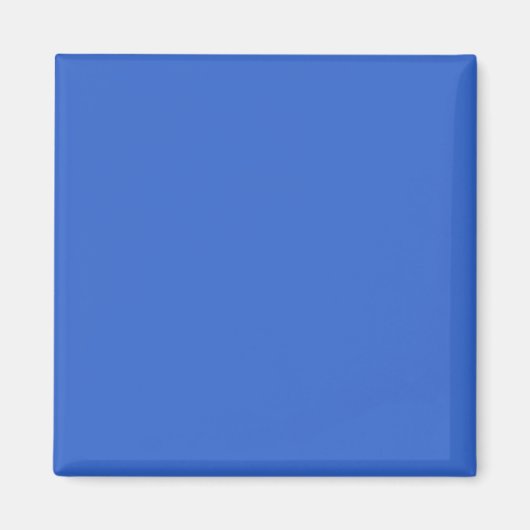 3366CC Solid Blue Background Color Sjabloon Magneet (Voorkant)